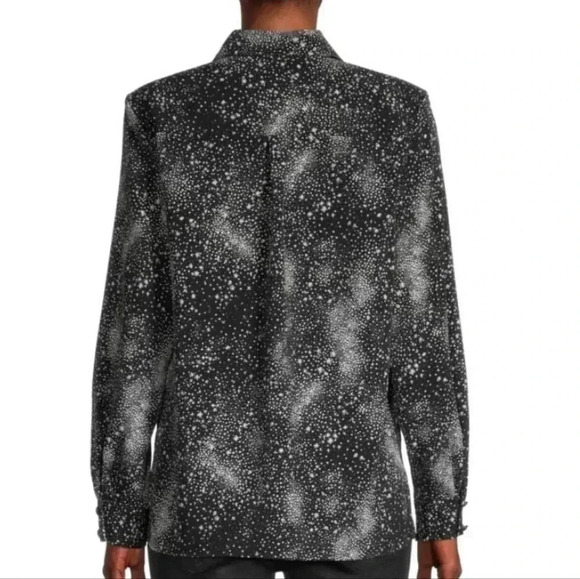 Karl lagerfeld Paris Star Print Long Sleeve Shirt - Picture 3 of 10